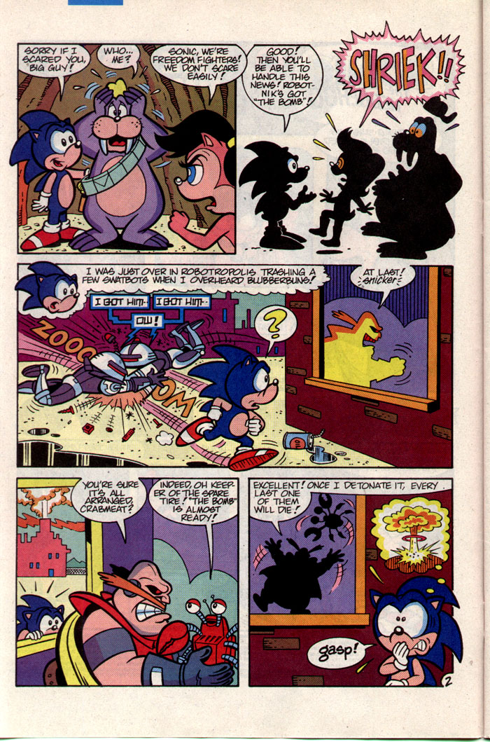 Sonic - Archie Adventure Series October 1993 Page 2